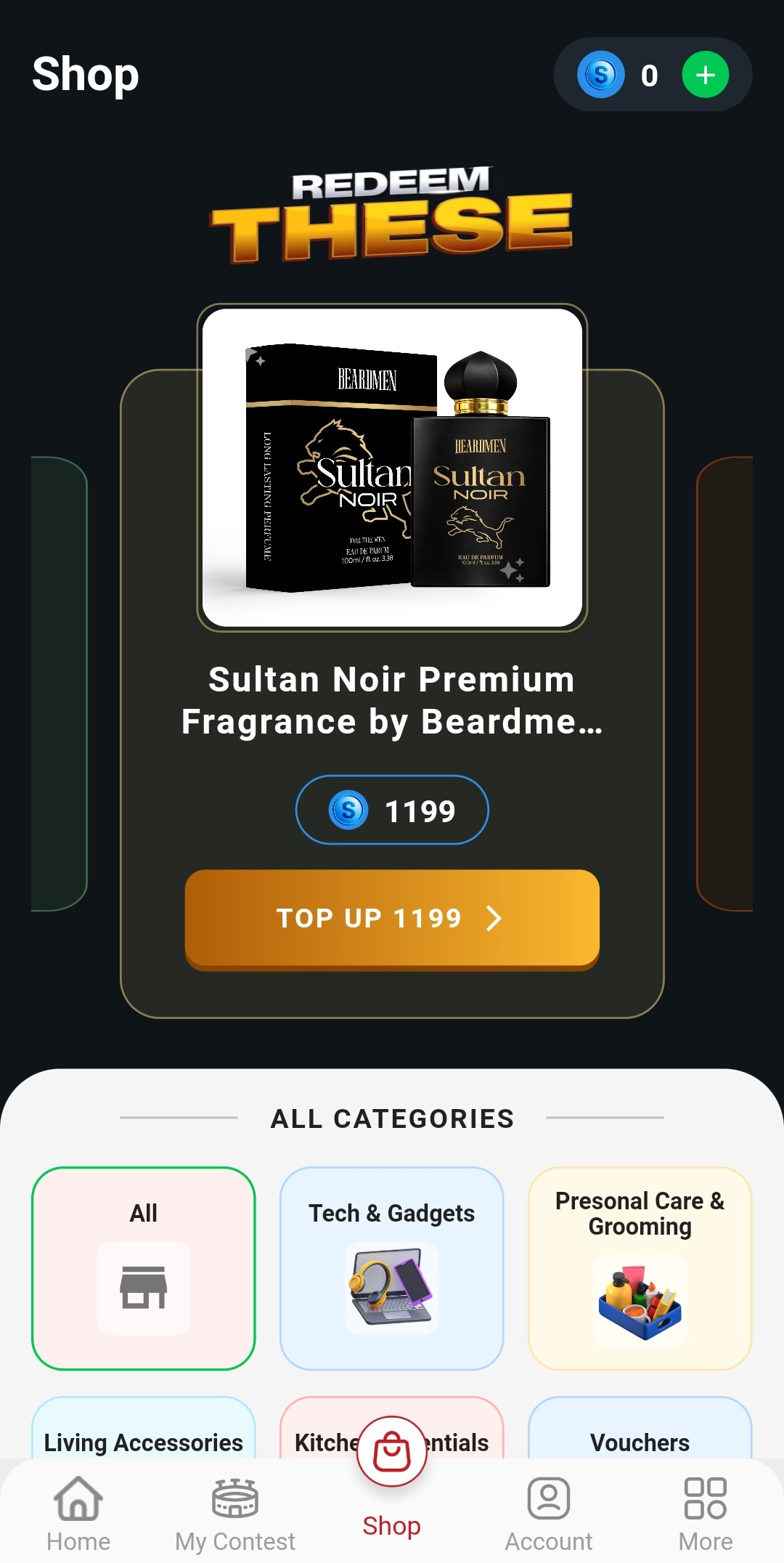 VirtualKart Shop - Top Up & Redeem